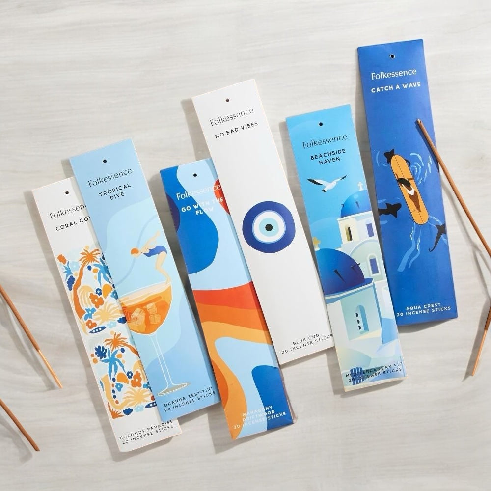 Folkessence Incense Gift Pack - Beach, Please!