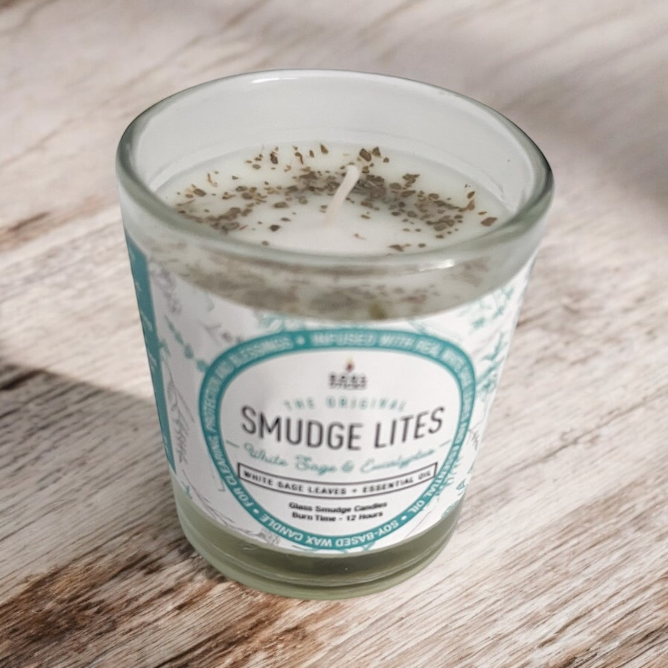 Smudge Lites - White Sage & Eucalyptus Soy Votive