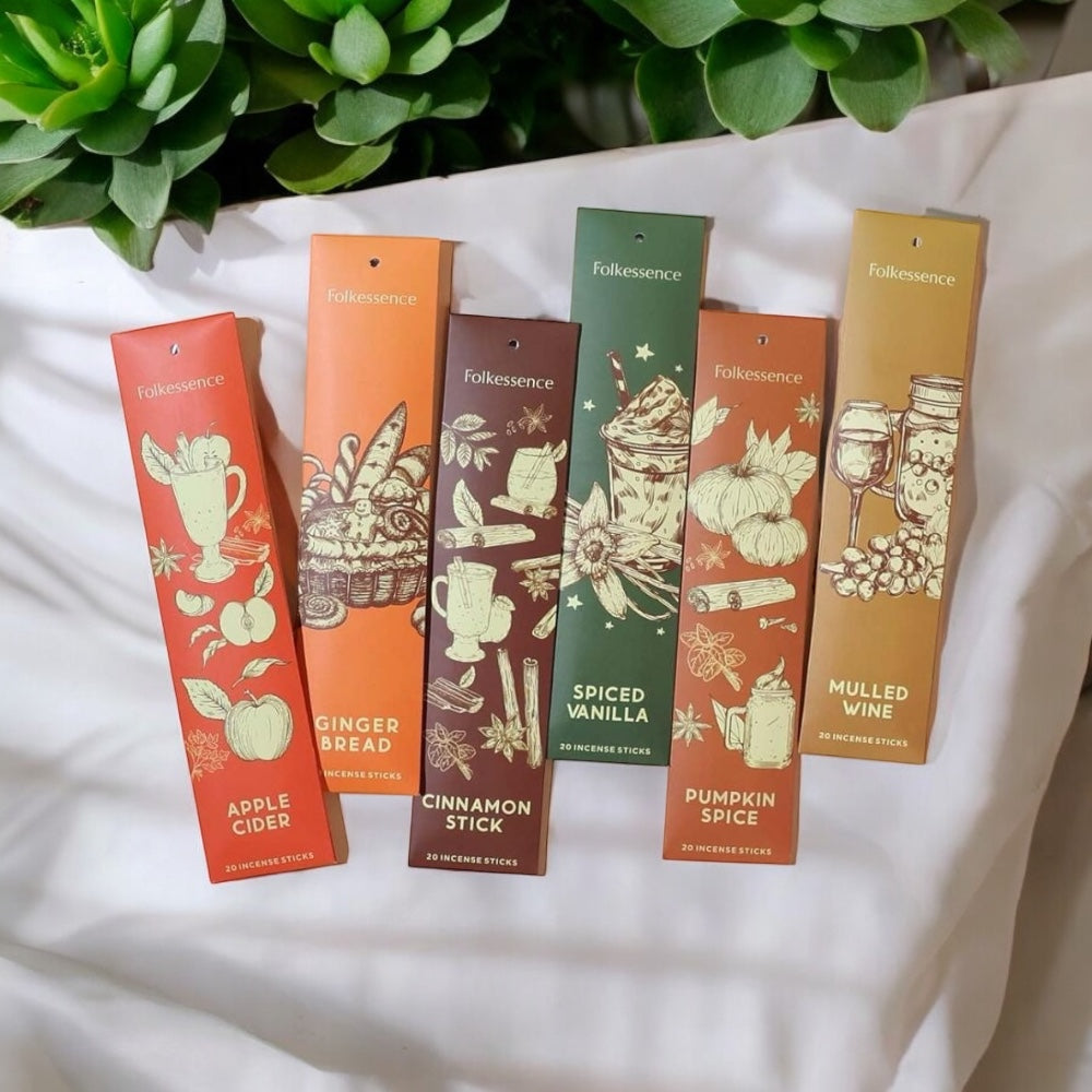 Folkessence Spice Garden Incense Sticks Gift Pack