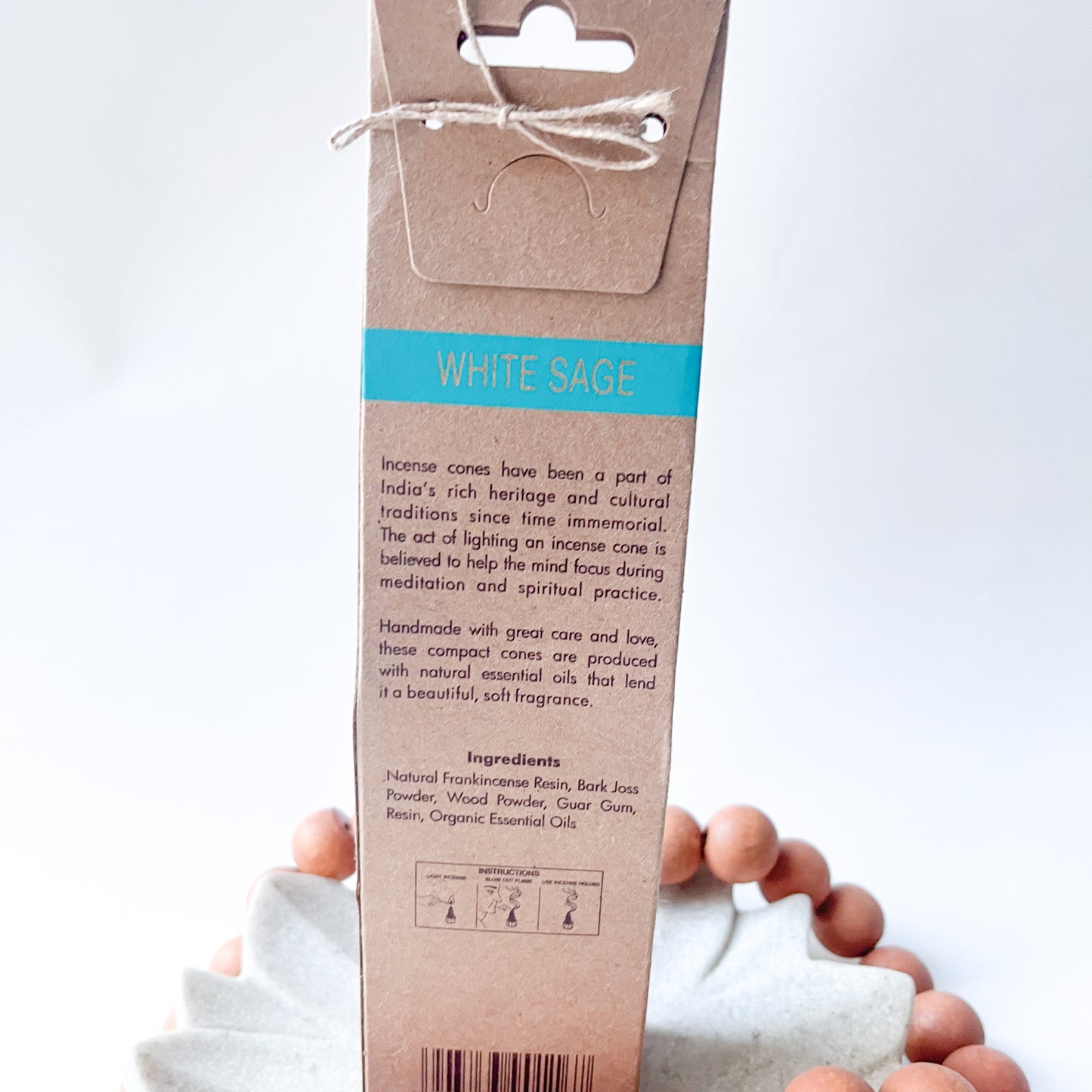 Organic Goodness Incense Cones - White Sage
