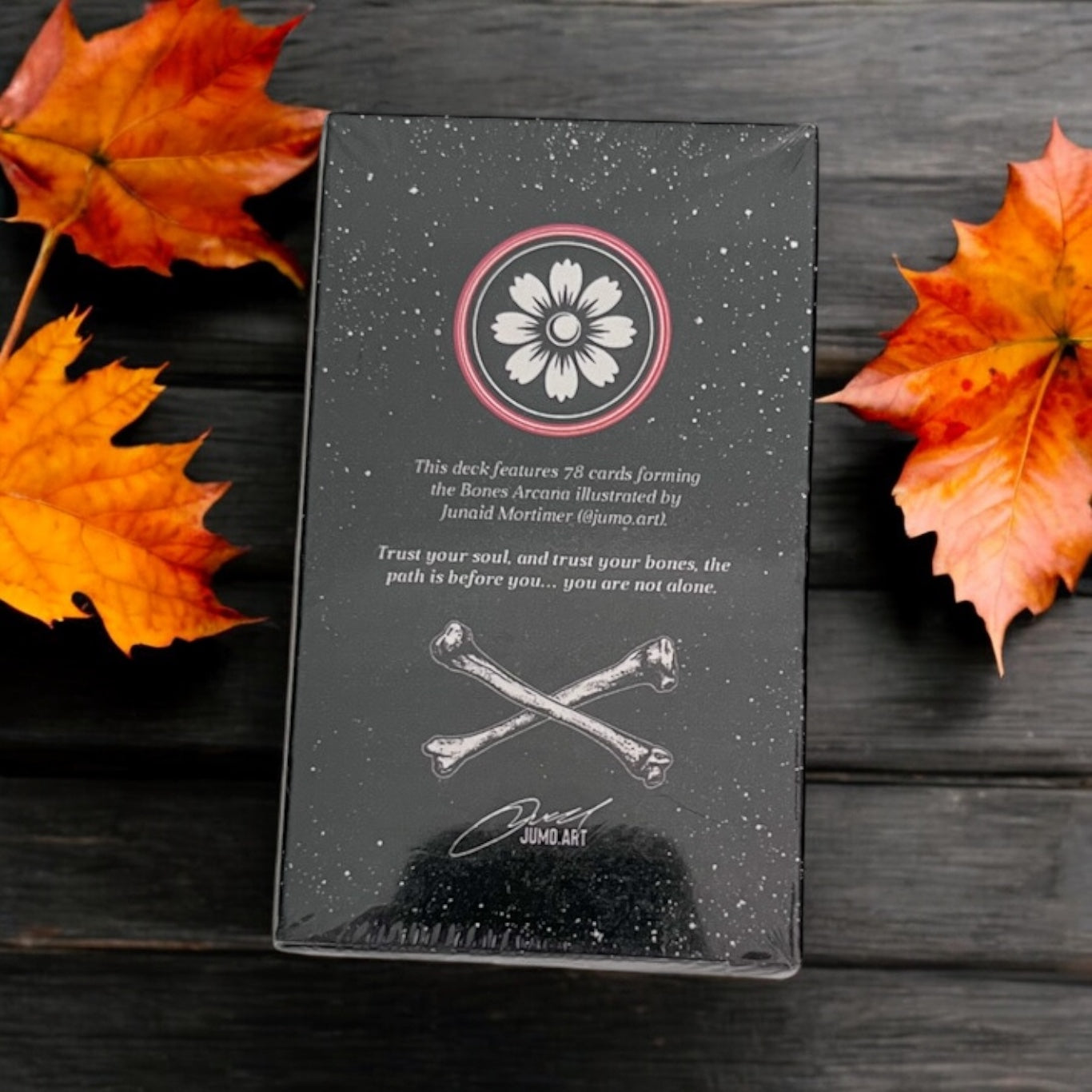 The Bones Arcana Mini Tarot Deck Back