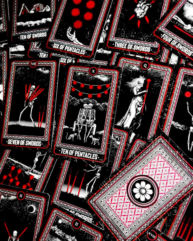 The Bones Arcana Mini Tarot Deck Cards