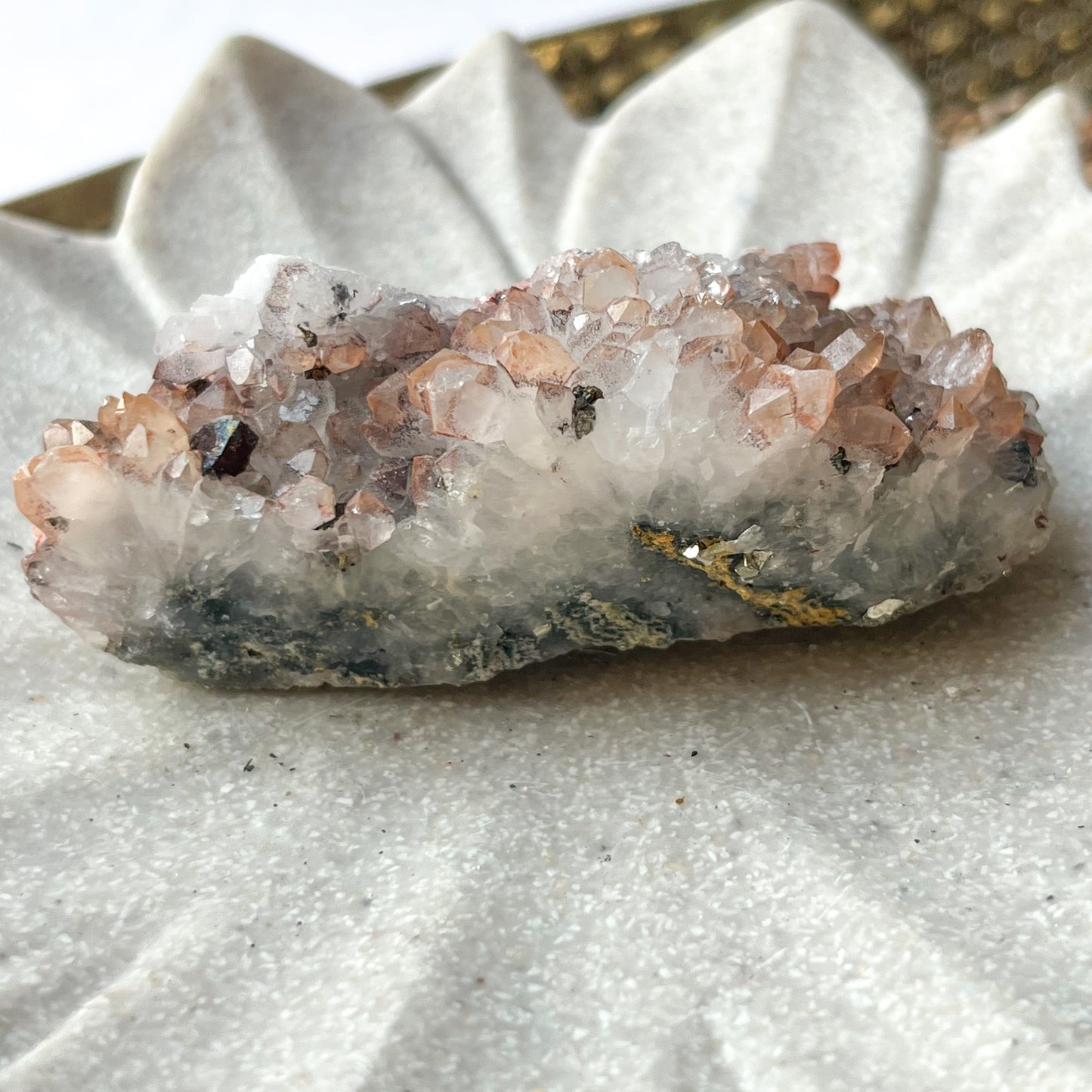 Pyrite Included Quartz