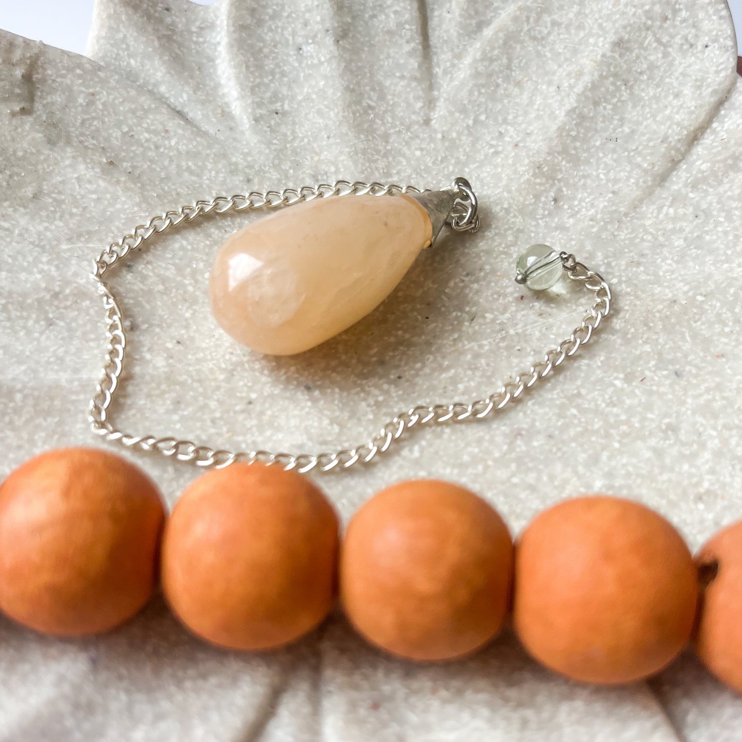 Polished Crystal - Yellow Aventurine Pendulum