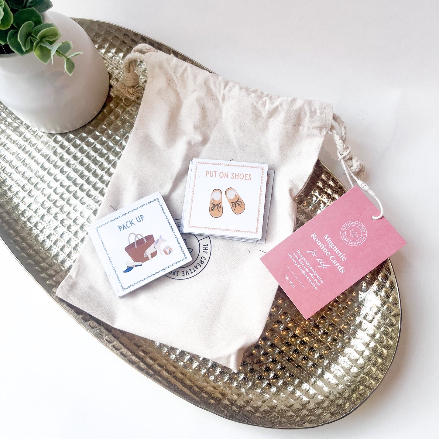 Magnetic Routine Cards For Kids - The Creative Sprout