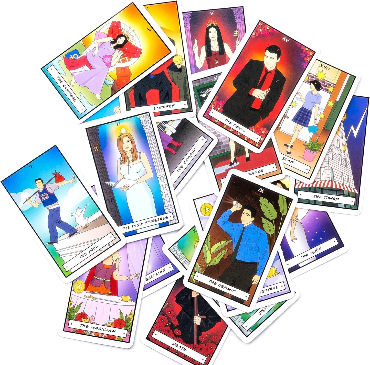 Friends Tarot Cards mixed
