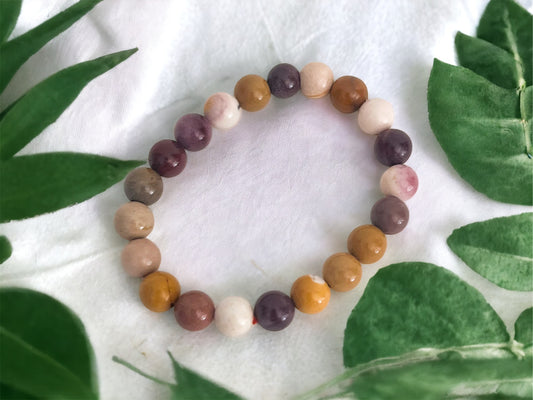 Mookaite 8mm Bead Bracelet