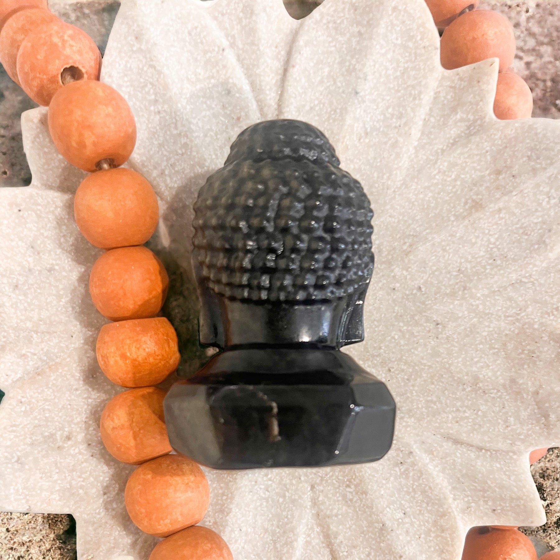 Polished Crystal Shape - Gold Sheen Obsidian Buddha Head