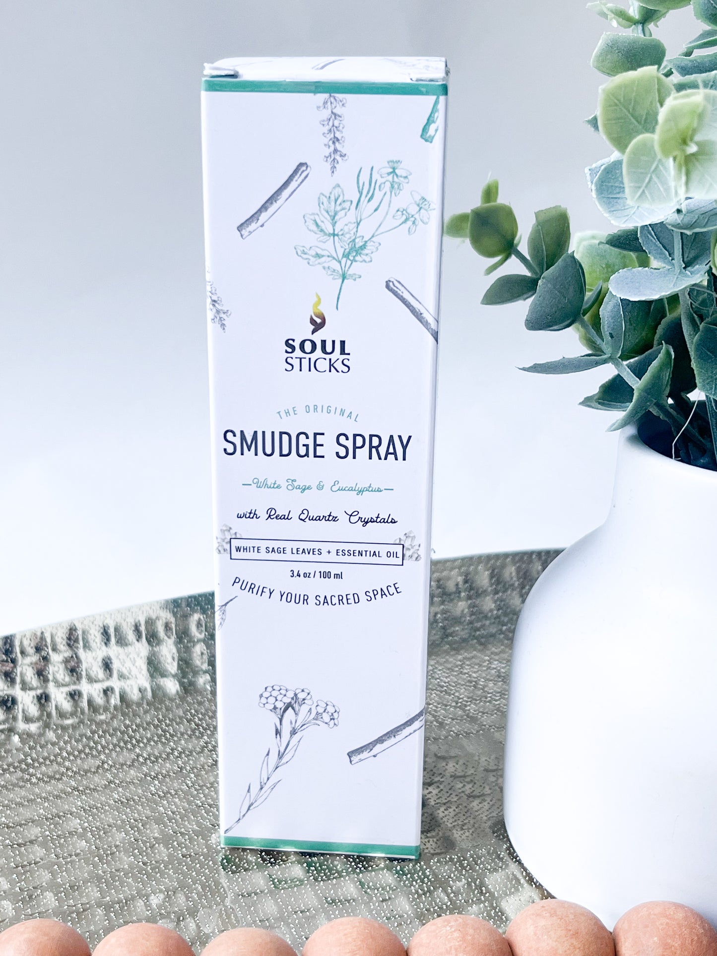 Soul Sticks Smudge Spray - White Sage & Eucalyptus 100ml