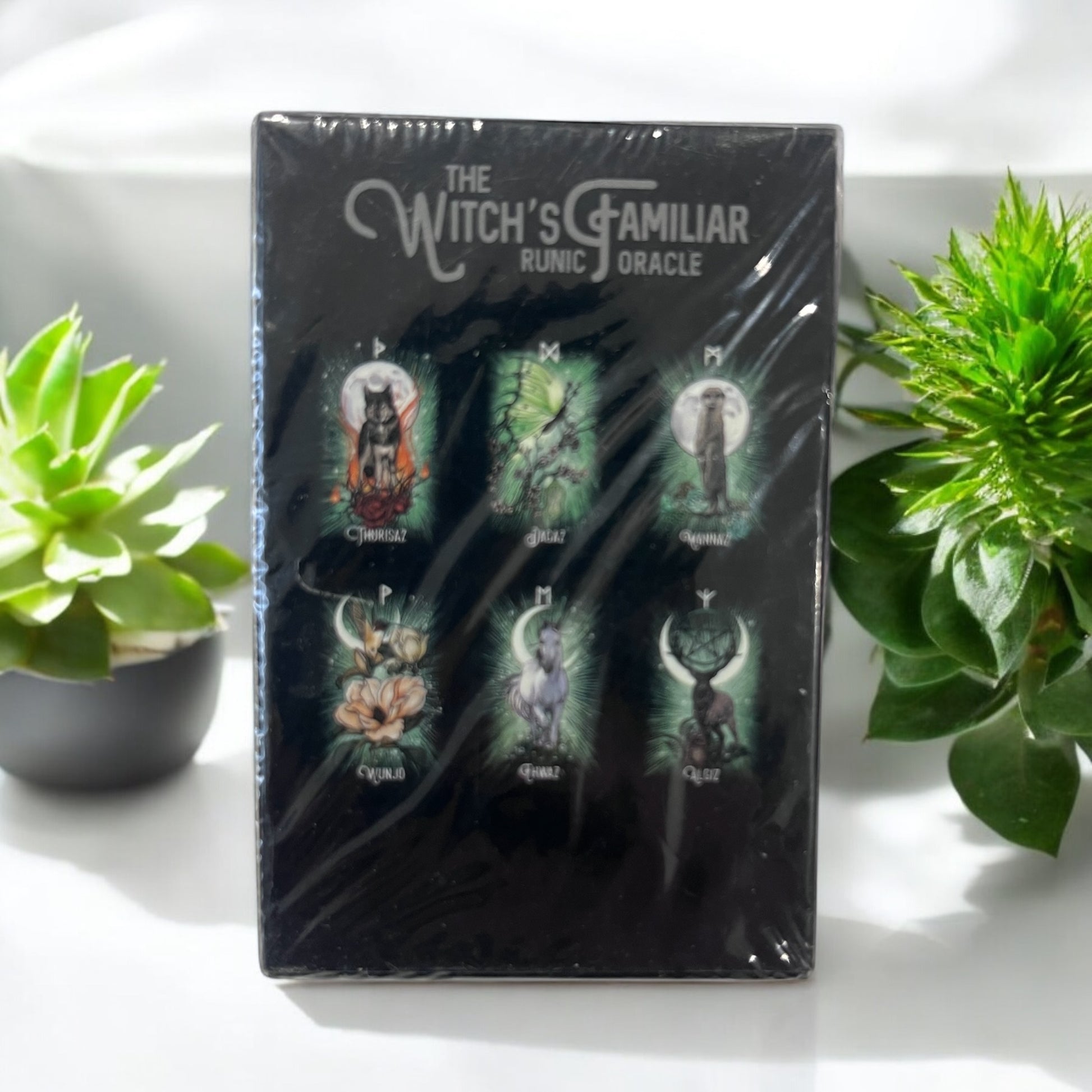 The Witch's Familiar Runic Oracle Backside