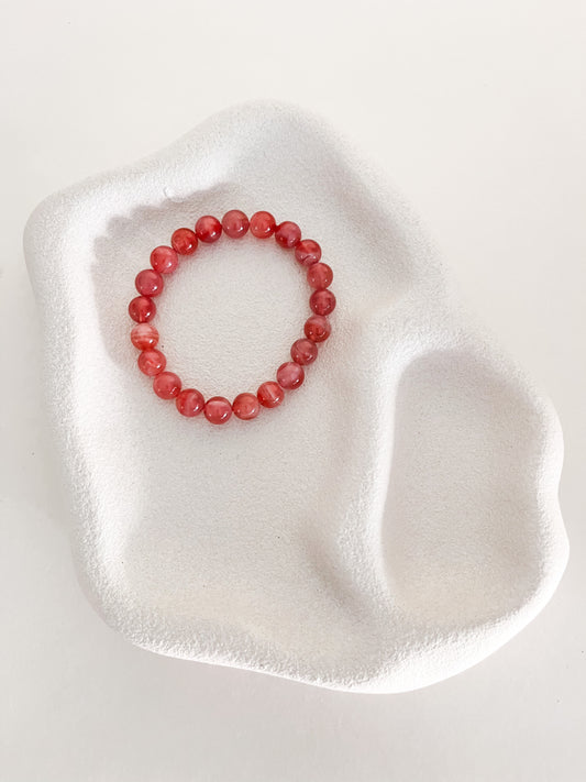 Carnelian 10mm Bead Bracelet