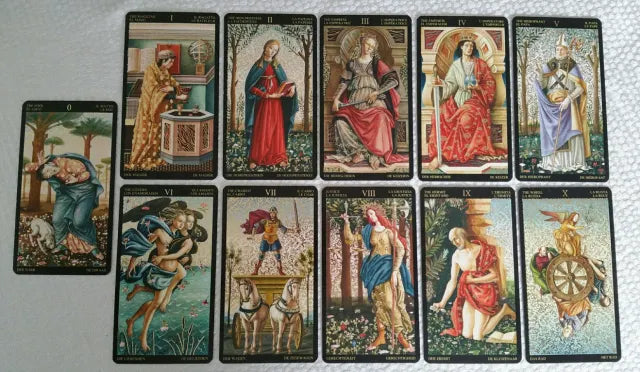 Golden Botticelli Tarot Spread