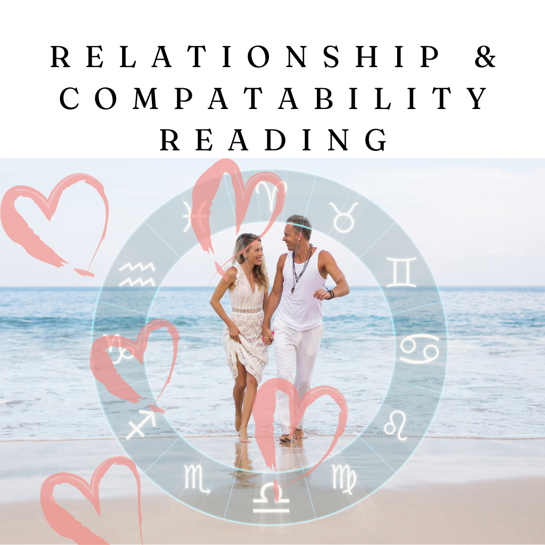 A Relationship & Compatibility Video Recording Astrology Reading is a personalized astrology video recording that focuses on providing insights into your love life, relationships, and compatibility with your partner. 