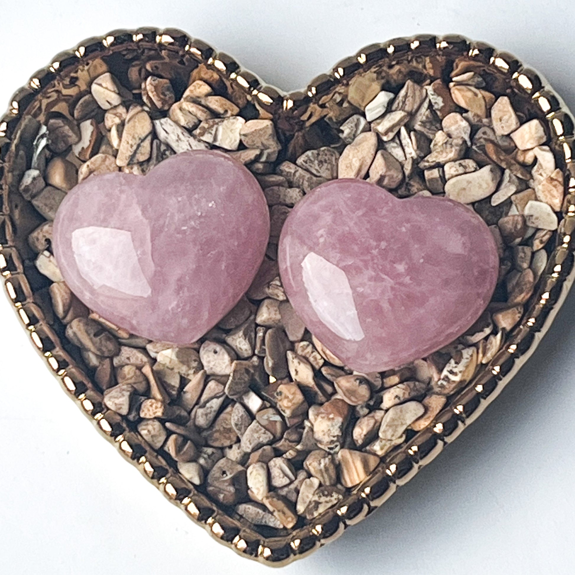 Rose Quartz Heart Crystal