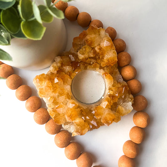 Citrine Candle Holders