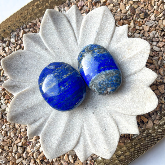 Polished Crystal - Lapis Lazuli Palm Stone