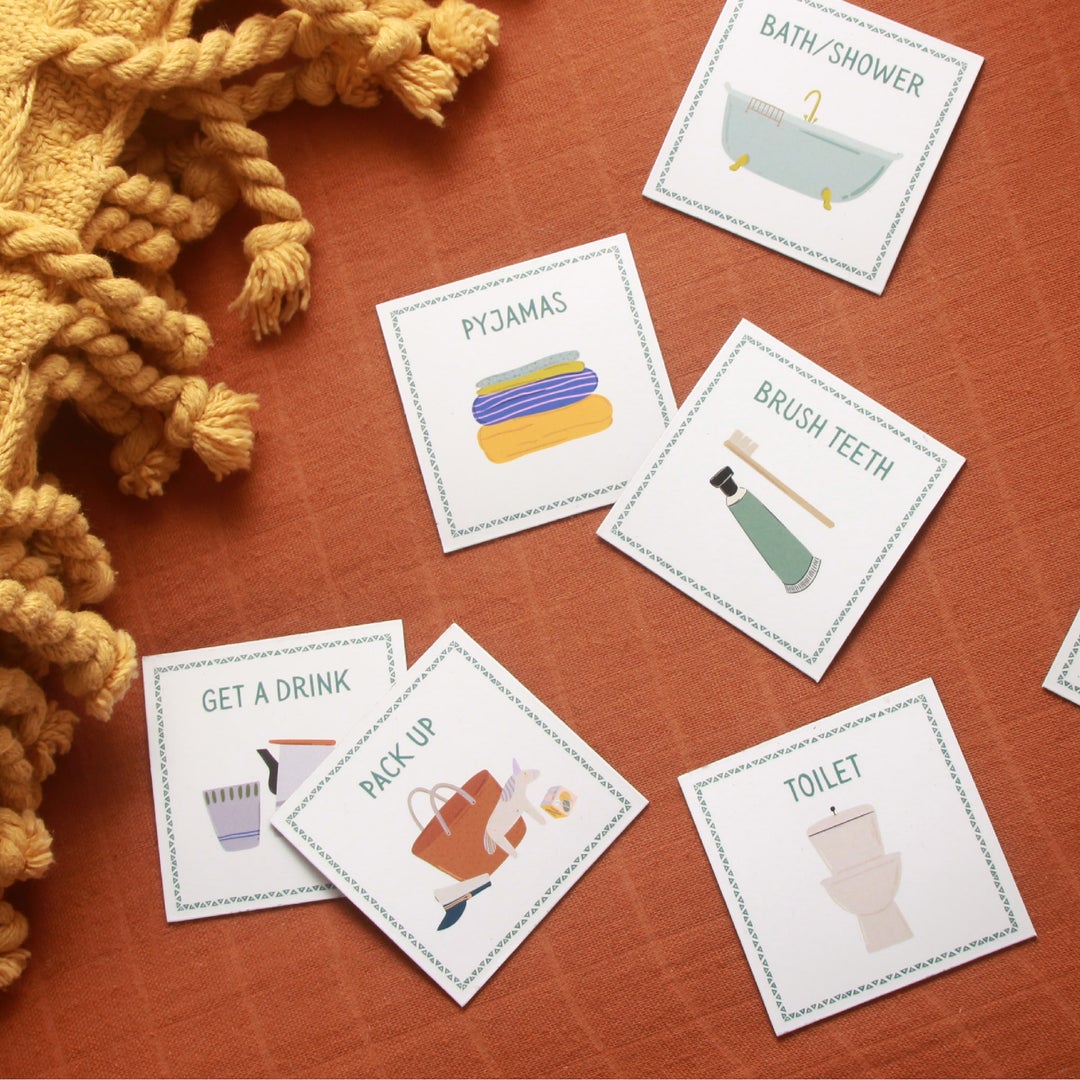 Magnetic Routine Cards For Kids - The Creative Sprout