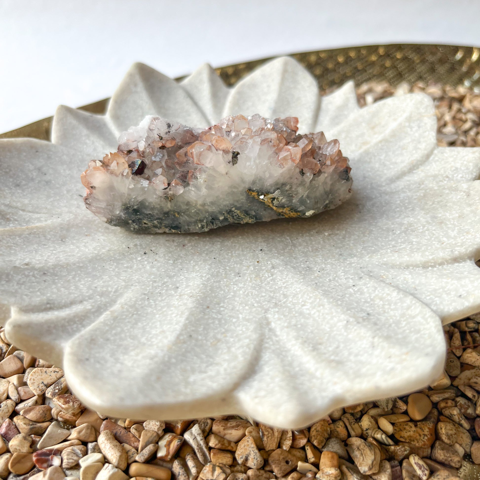 Pyrite Included Quartz 