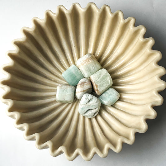 image of Crystal Tumble Stones - Caribbean Calcite