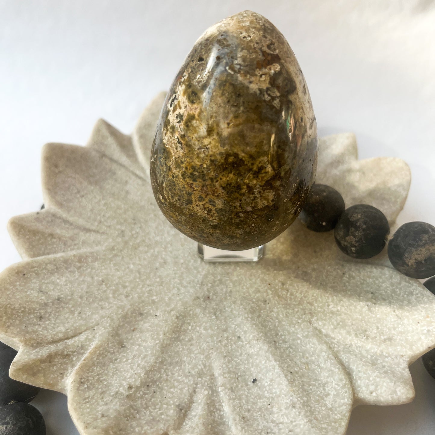 Polished Crystal Shape - Jasper Egg 7.5 cm