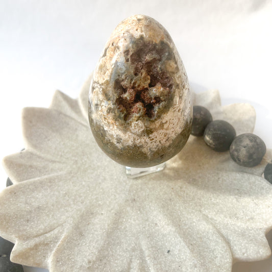 Polished Crystal Shape - Jasper Egg 7.5 cm