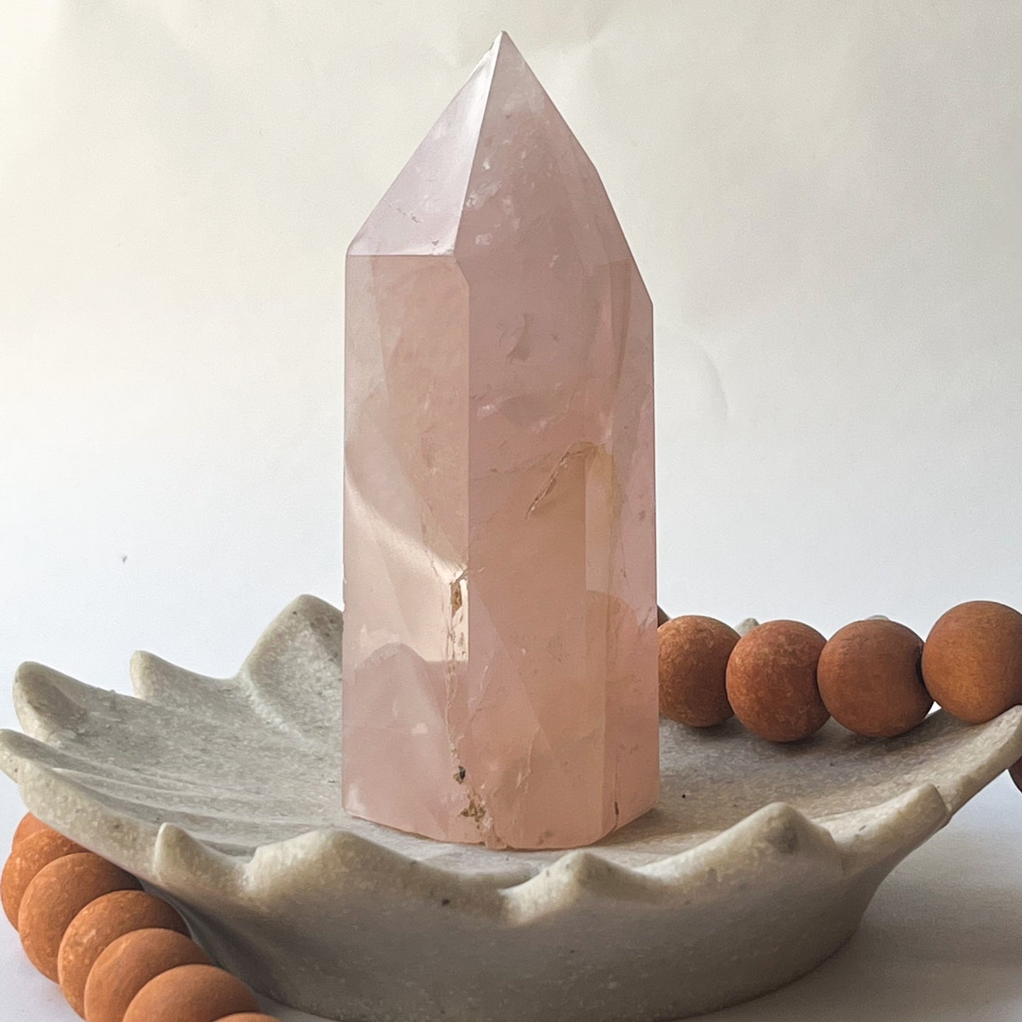 Crystal Point - Rose Quartz 12cm