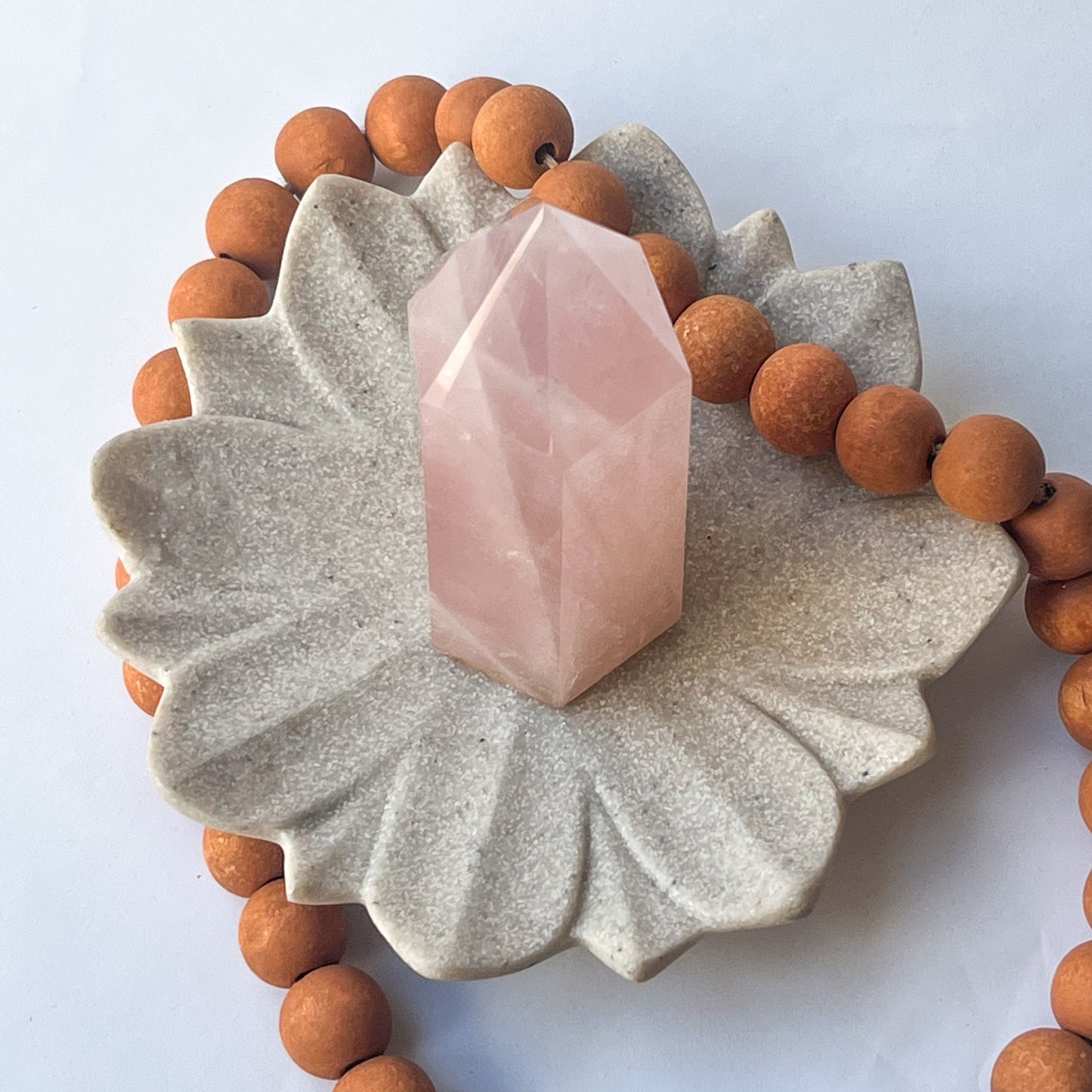 Crystal Point - Rose Quartz 12cm