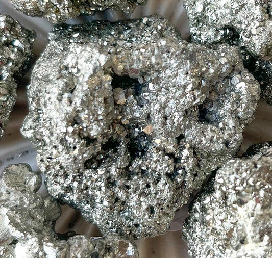 Large Pyrite Cluster