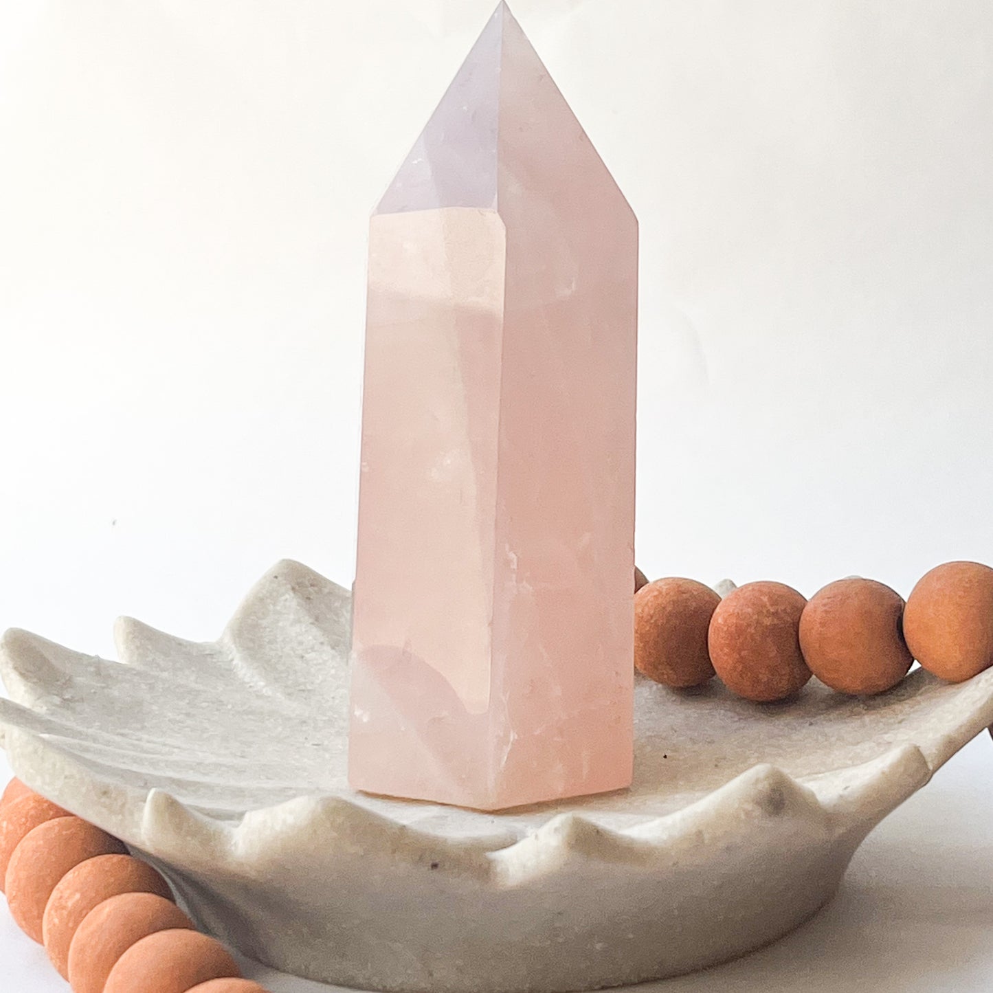 Crystal Point - Rose Quartz 12cm